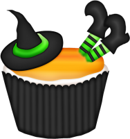 a halloween cupcake